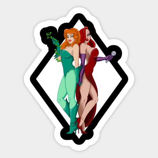 Ravishing Red Heads Sticker by VanGoth